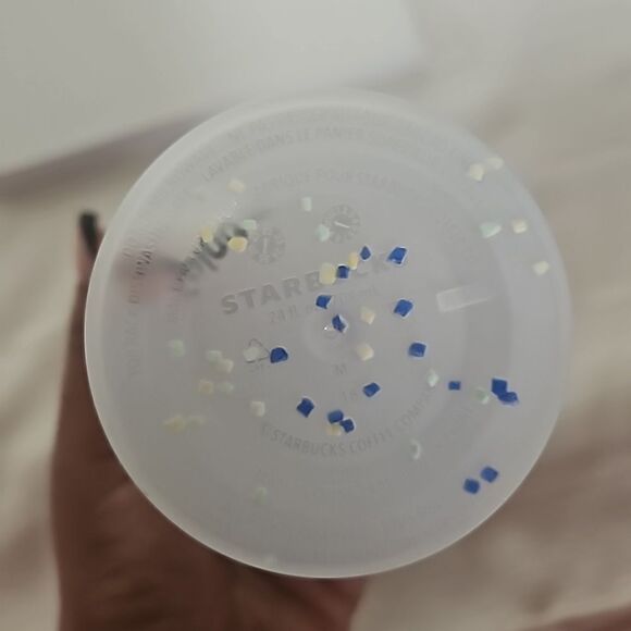 Starbucks Plastic Cold Beverage Cup  With Straw 24oz Clear - Picture 4 of 16